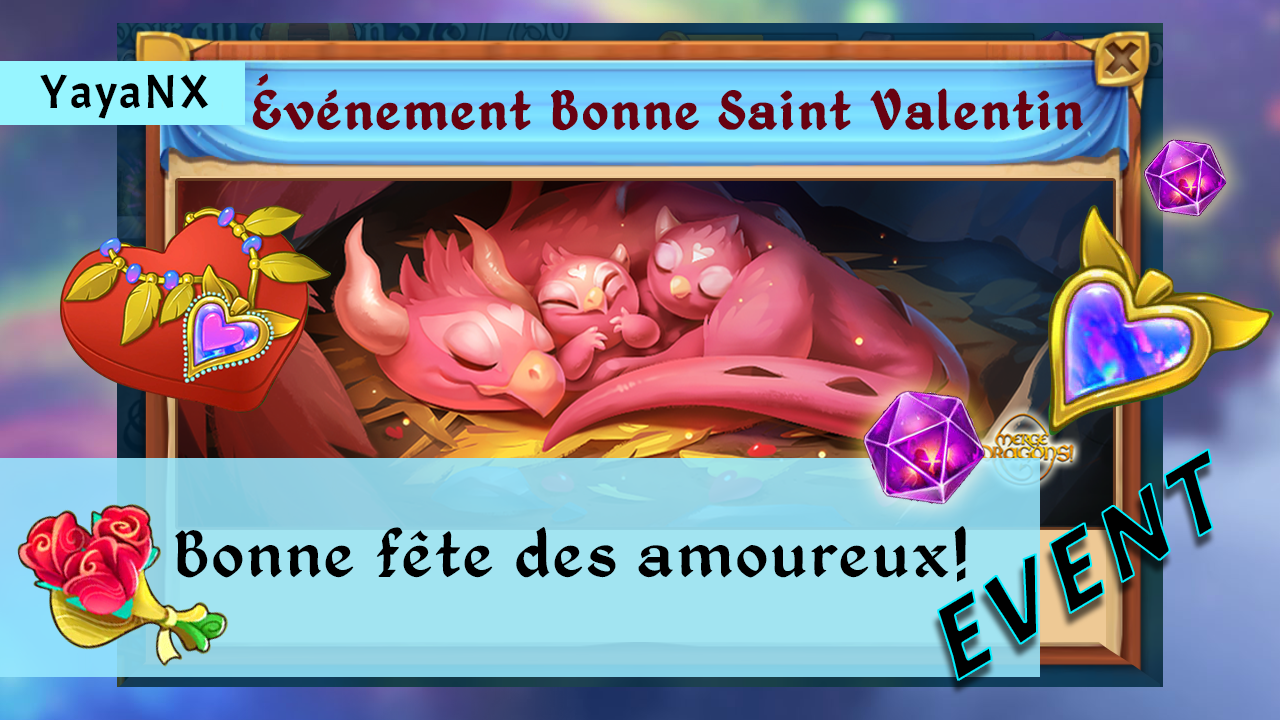 Merge Dragons FR - Bonne St Valentin - 1H