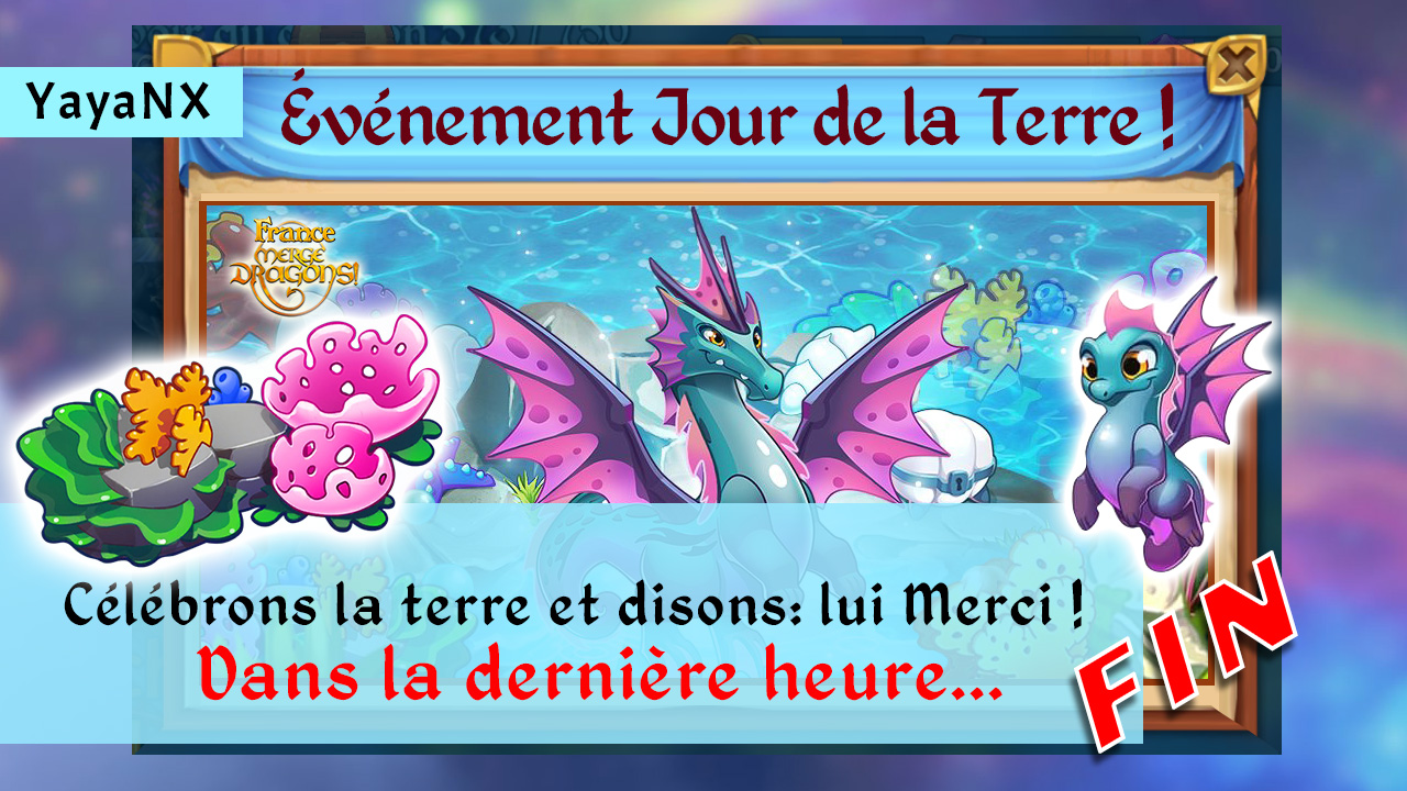 Merge Dragons Fr - Jour de la Terre FIN