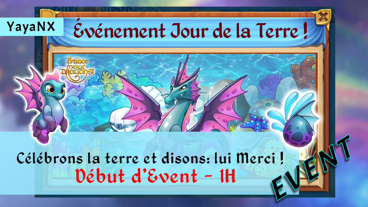 Merge Dragons Fr - Jour de la Terre 1H