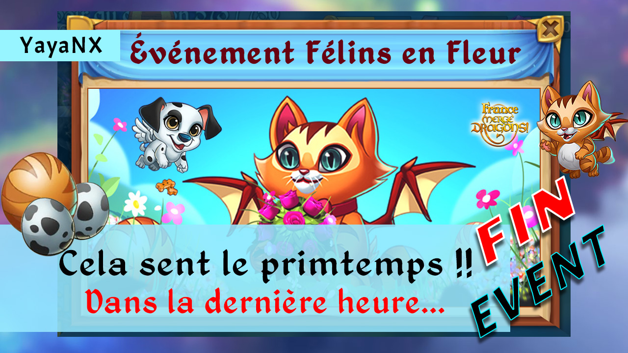 Merge Dragons FR - Félins en fleur - FIN