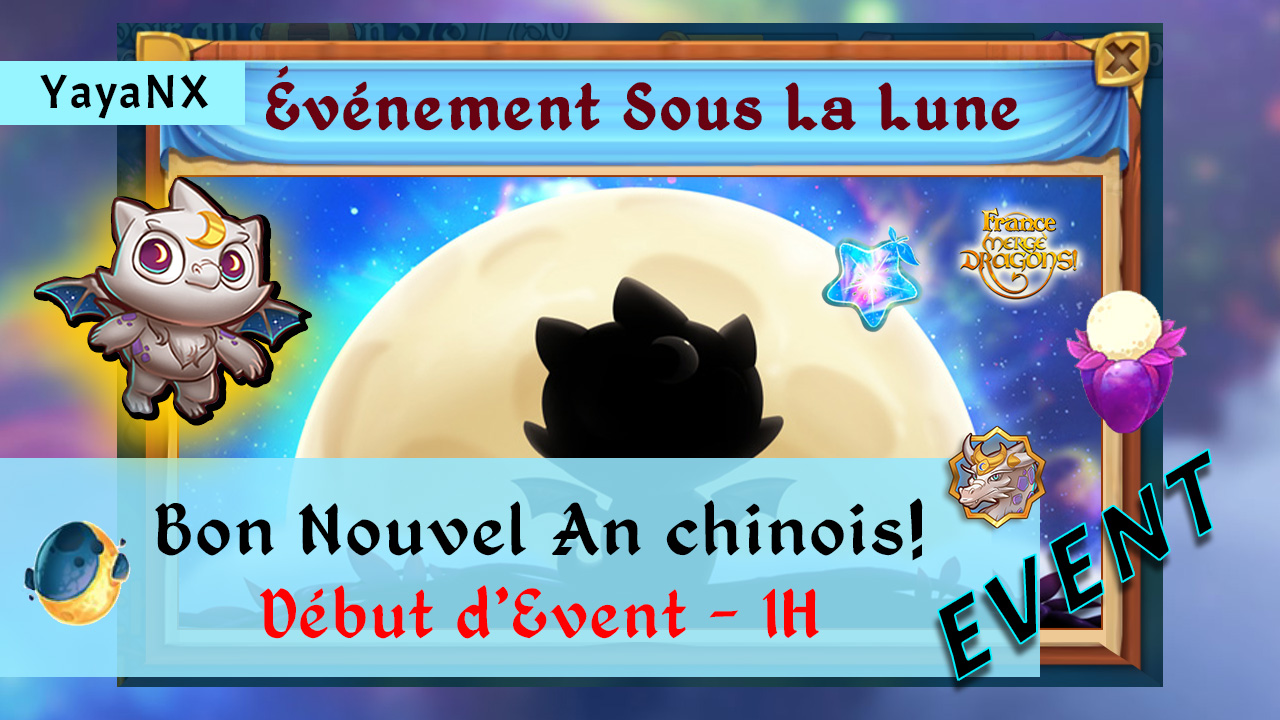 Merge Dragons FR - Sous la Lune - 1H